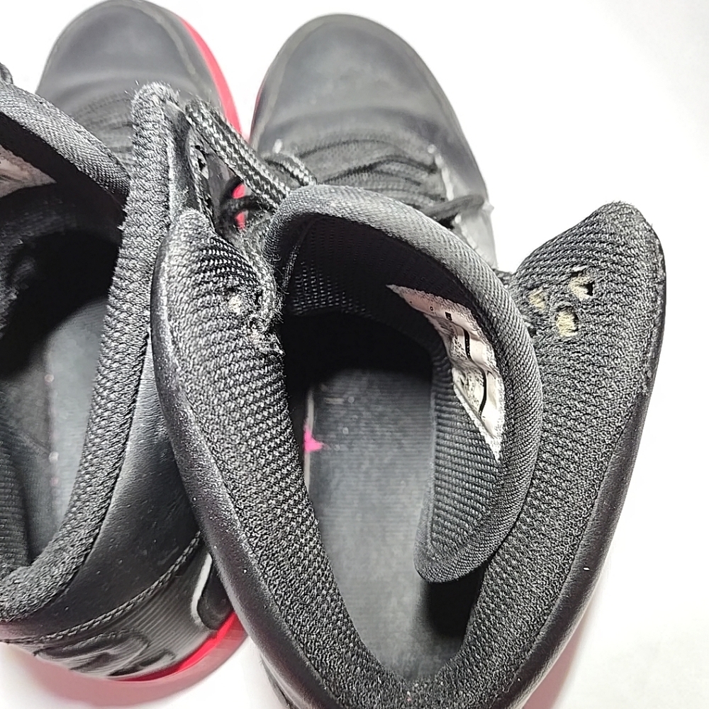 Nike Air Jordan 1 Flight 5 Black/Red Or Pink Sz 6Y Gently Worn - Picture 8 of 12
